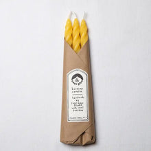 Load image into Gallery viewer, Beeswax Spiral Taper Candles (Set of 3) - FD Market