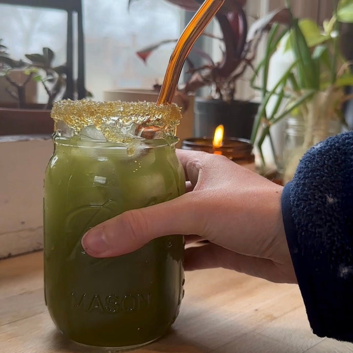 Matcha Lemonade + Honey Recipe