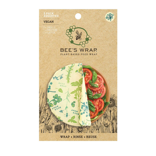 Bees Wrap - Vegan 3 Pack - FD Market | Refill + Sustainable Lifestyle Shop