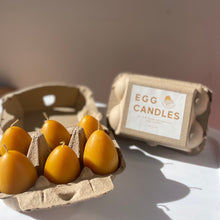 Load image into Gallery viewer, Beeswax Egg Candles - FD Market | Refill + Sustainable Lifestyle Shop
