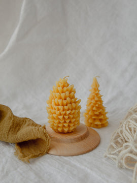 Festive Beeswax Candles