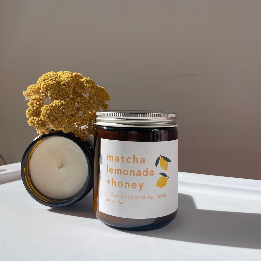 Matcha Lemonade + Honey Candle - FD Market | Refill + Sustainable Lifestyle Shop