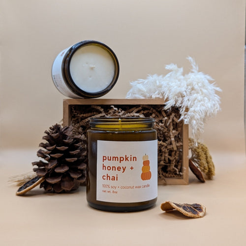 Pumpkin, Honey + Chai Candle - FD Market