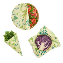 Load image into Gallery viewer, Vegan Food Wrap - Set of 3
