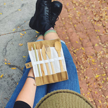 Load image into Gallery viewer, Bamboo Cutlery Set
